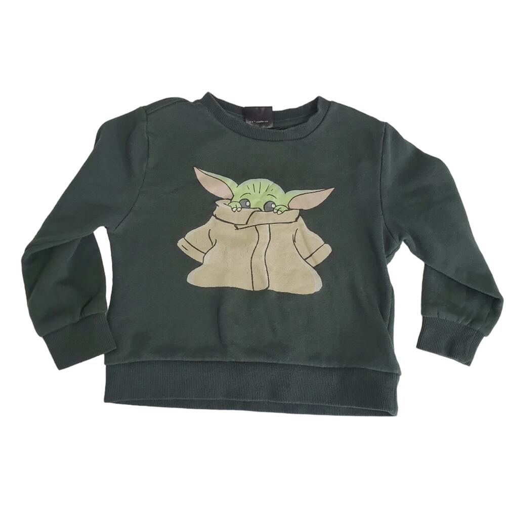 Star Wars | Baby Yoga Grogu Green Sweatshirt Kids